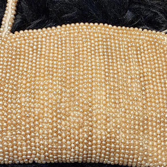 VINTAGE Small Beaded Evening Bag Clutch Made in Japan - Picture 11 of 14